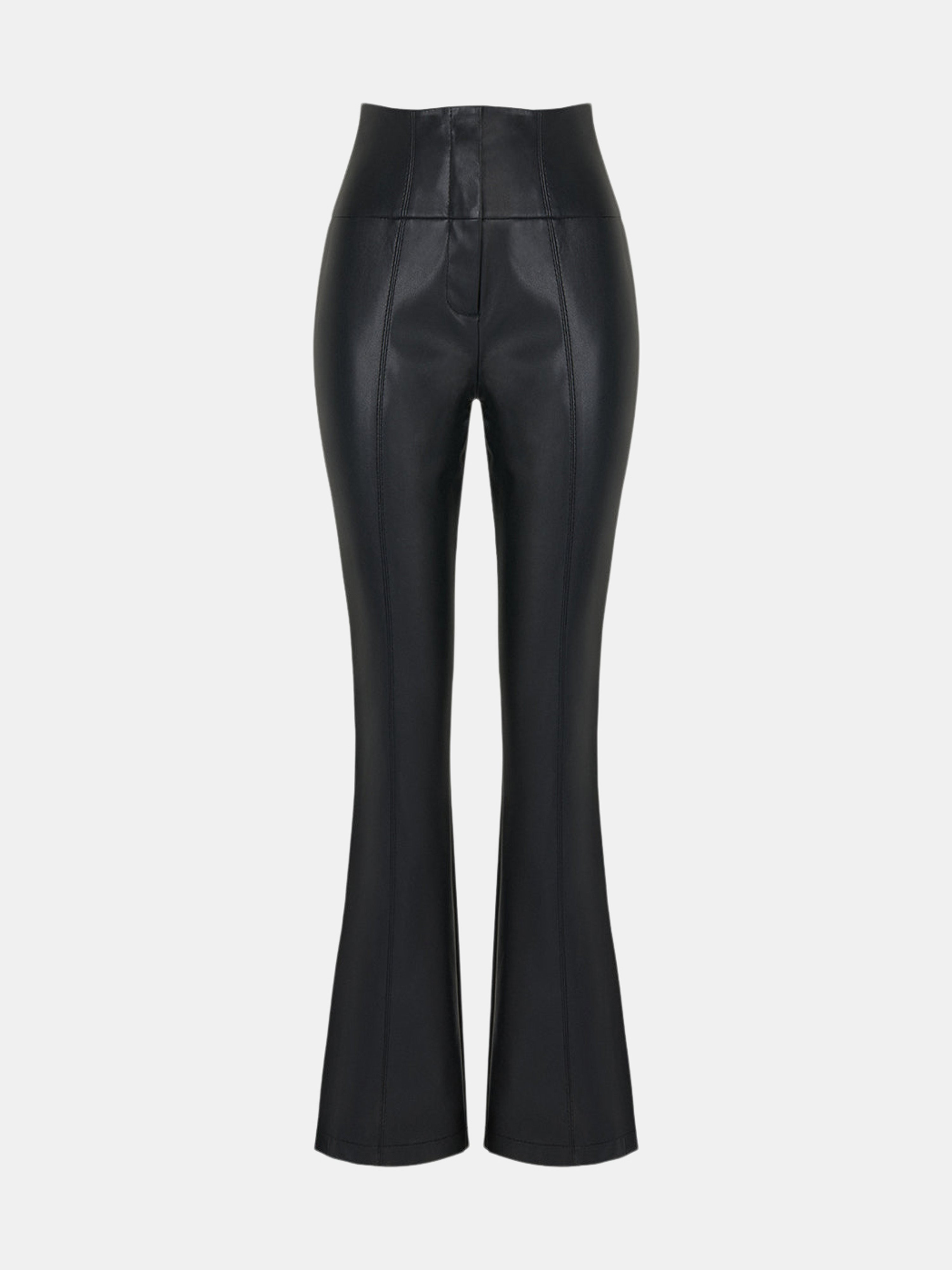Faux Leather Pants With Elastic Waist - S - Also in: XL, L, M | Verishop
