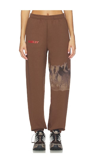 Wild Horse Sweatpant in Tobacco | Revolve Clothing (Global)