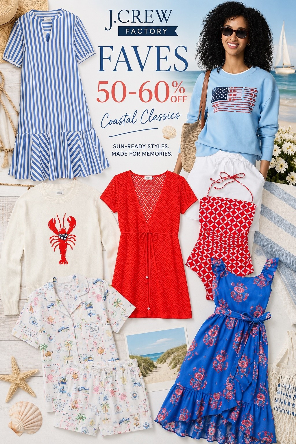 J.Crew factory sale… 50% off the Fourth of July shop… Most items 50 to 60% off these are the ones that I picked up @jcrew

#LTKmomlife #LTKSeasonal #LTKOver40