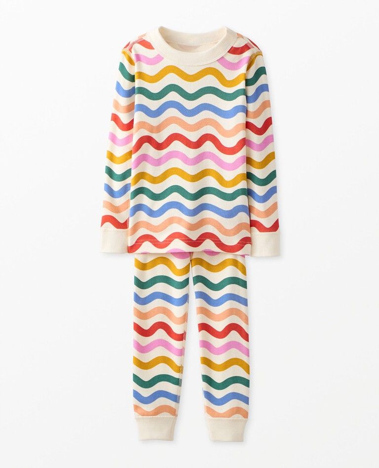 Easter Print Long John Pajama Set | Hanna Andersson