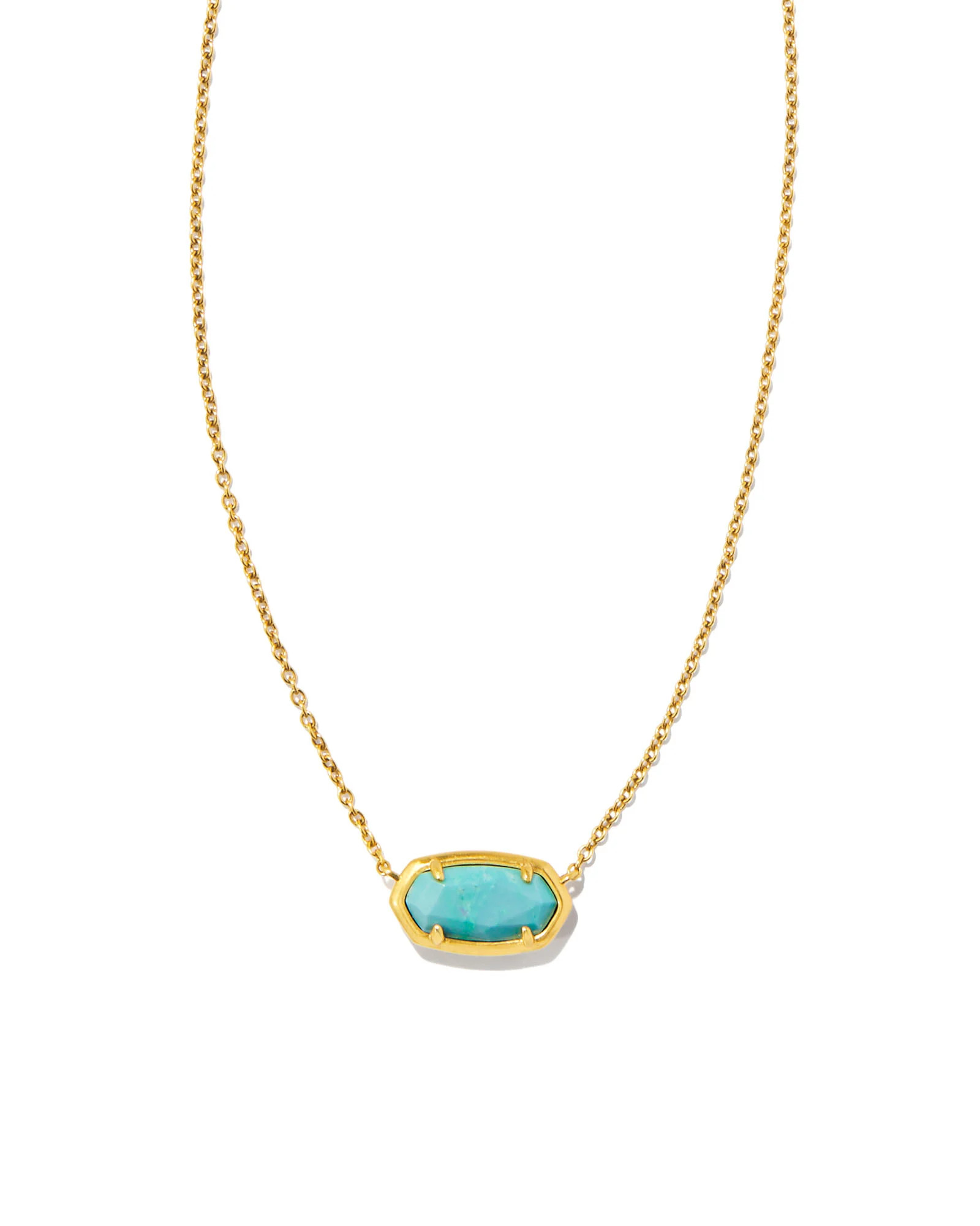 Yellow Rose by Kendra Scott x Yellowstone™ Vintage Gold Elisa Yellowstone Short Pendant Necklac... | Kendra Scott