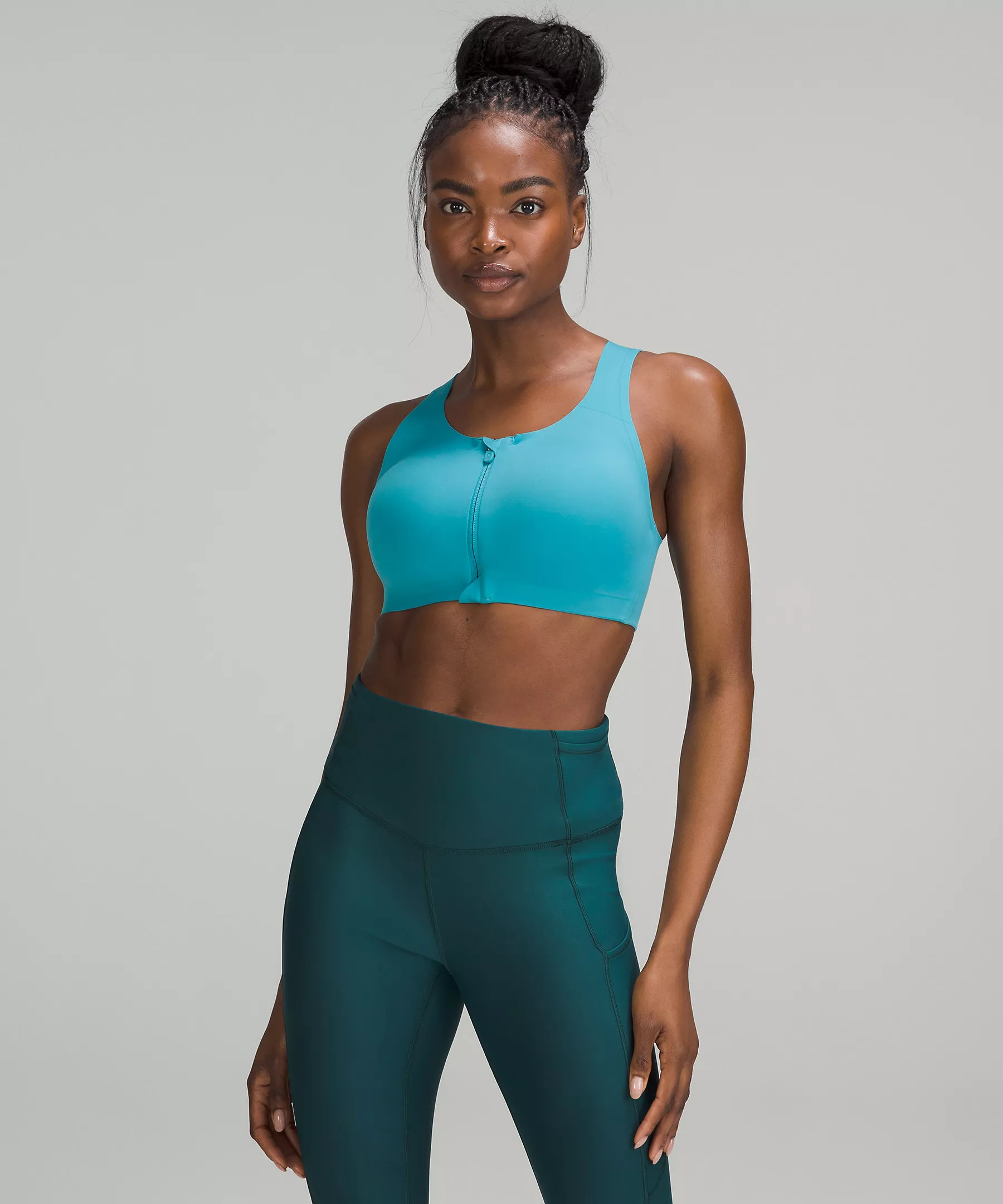 Enlite Front-Zip Bra *High Support, A–DDD(E) Cups Online Only | Women's Bras | lululemon | Lululemon (US)