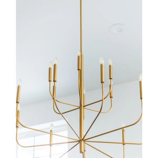 Brianna 15 - Light Candle Style Tiered Chandelier | Wayfair North America
