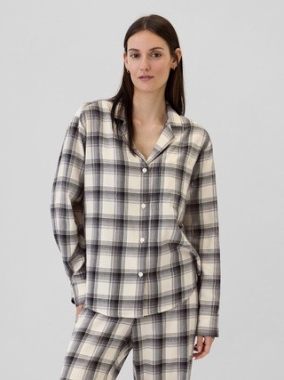 Relaxed Flannel PJ Shirt | Gap Factory