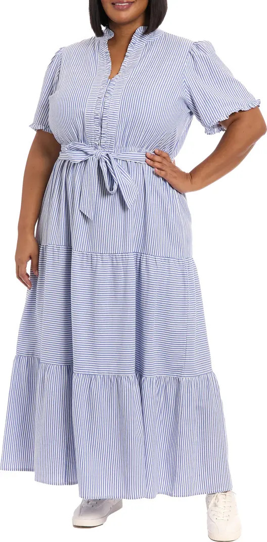 Ruffle Tie Waist Maxi Dress | Nordstrom Rack