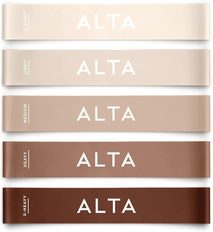 ALTA Mini Loop Bands for Exercise - Premium Durable Latex - Small Resistance Bands for Women, Boo... | Amazon (US)