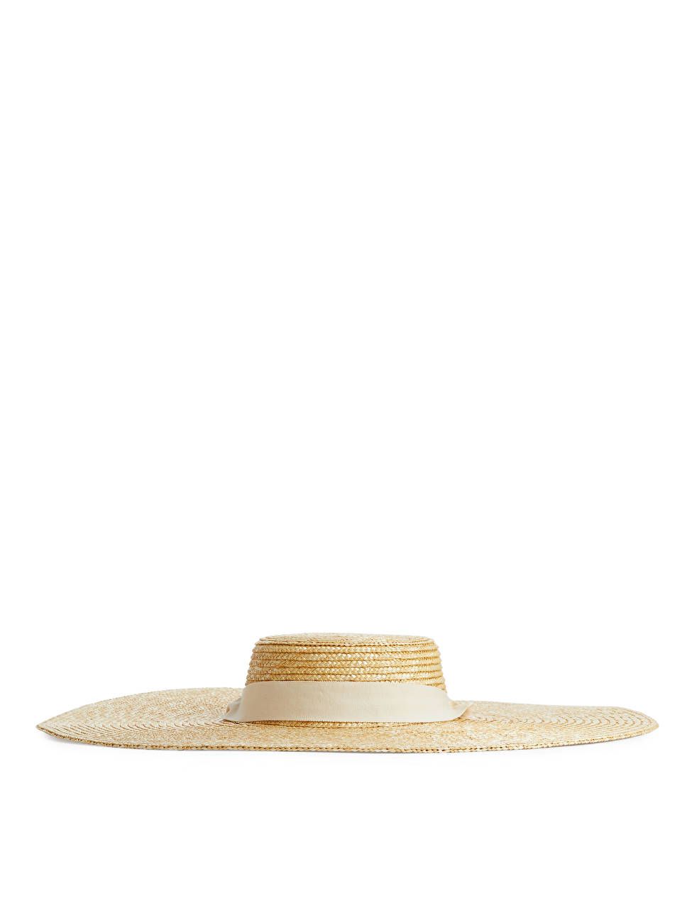 Wide-Brimmed Straw Hat | ARKET (US&UK)