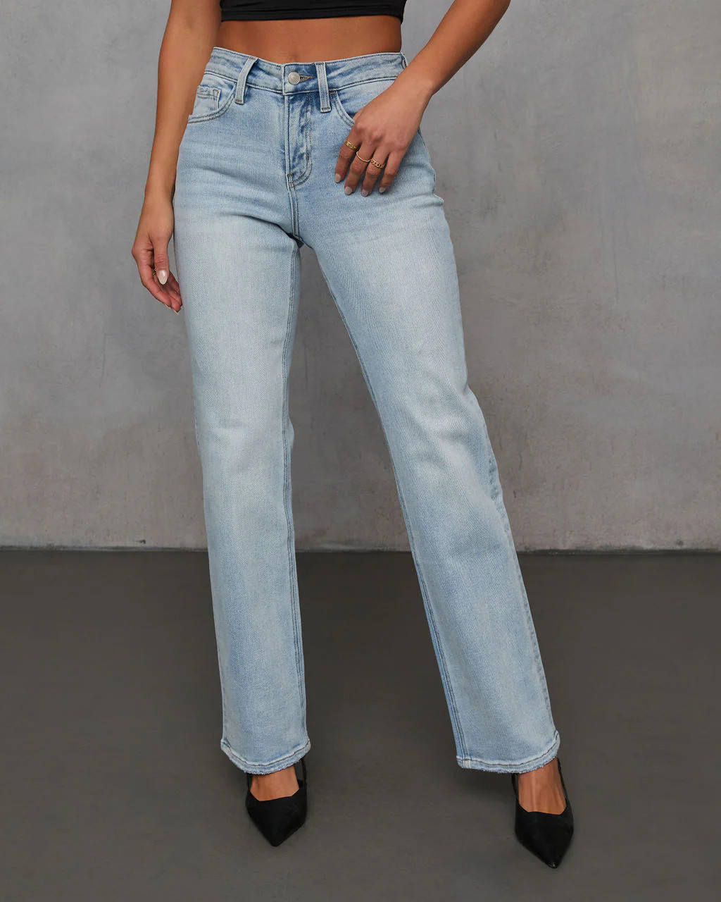 Clean Slate Super Stretch Straight Leg Jeans | VICI