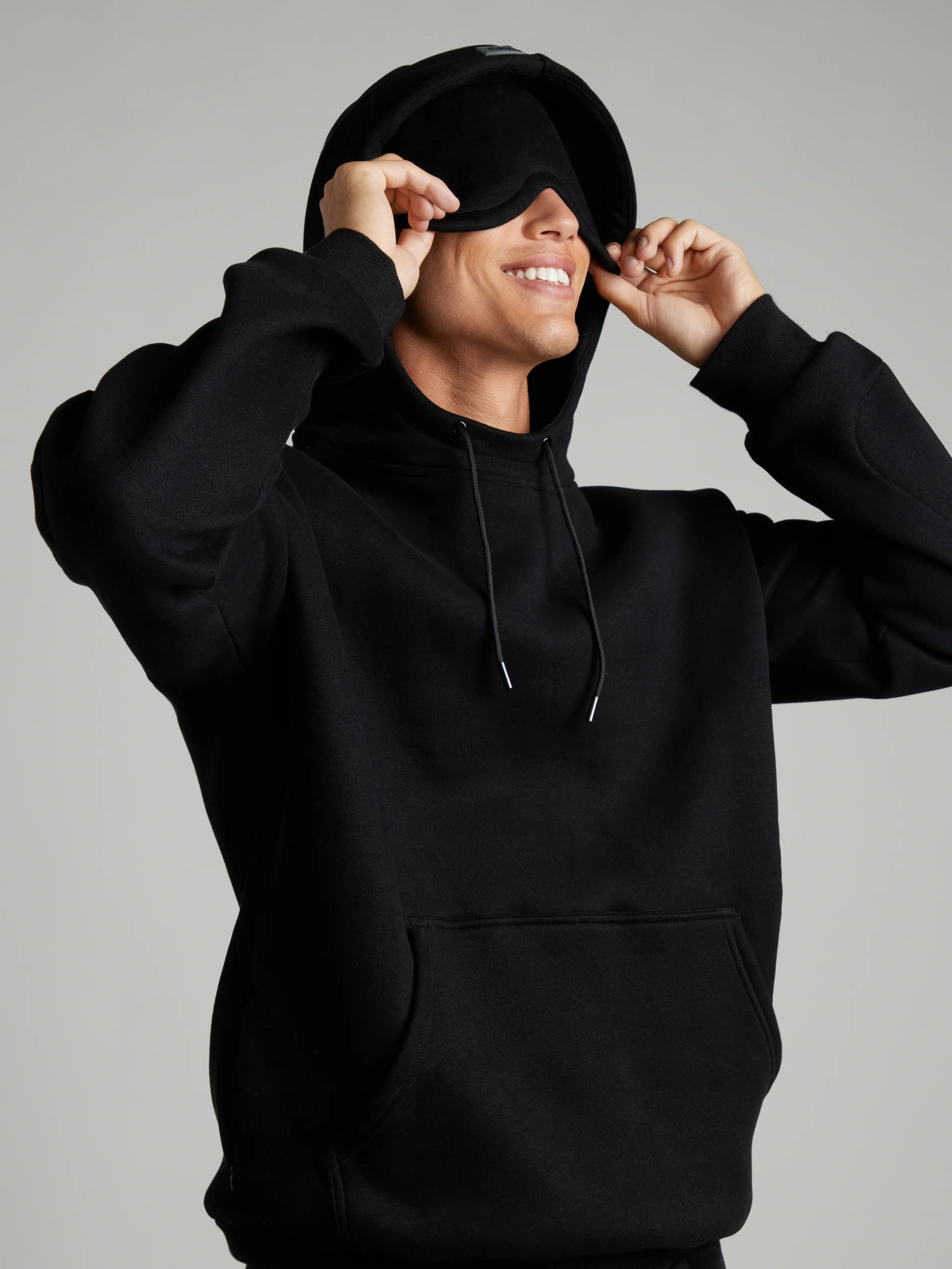 Comfrt Airplane Mode Travel Hoodie | Obsidian | Black | Oversized | 3X | Comfrt