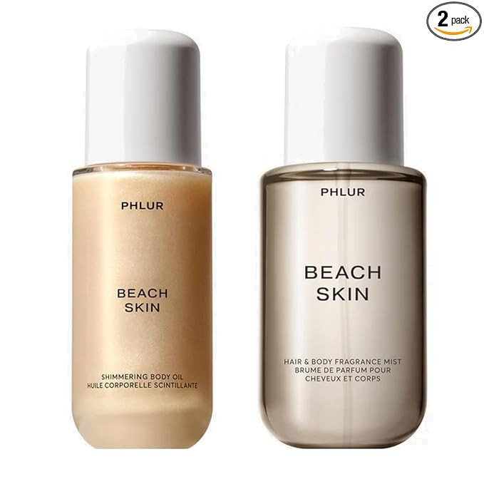 PHLUR Beach Skin Body Mist (8 Fl Oz) and Shimmering Body Oil (4 Fl Oz) - Coconut, Sandalwood and ... | Amazon (US)