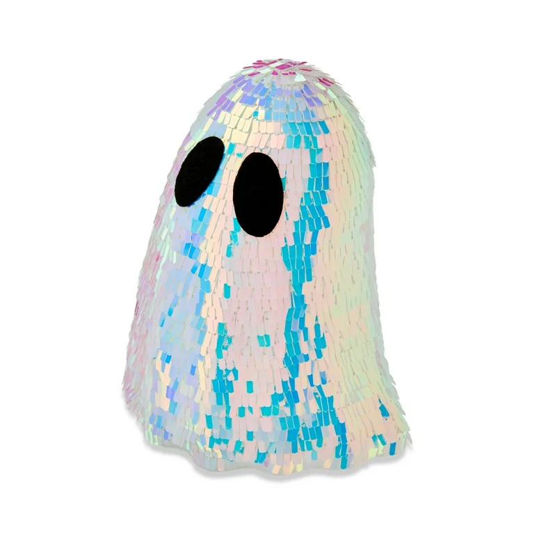 Sequin Ghost Tabletop Decor, Purple, 7", Halloween by Way To Celebrate | Walmart (US)
