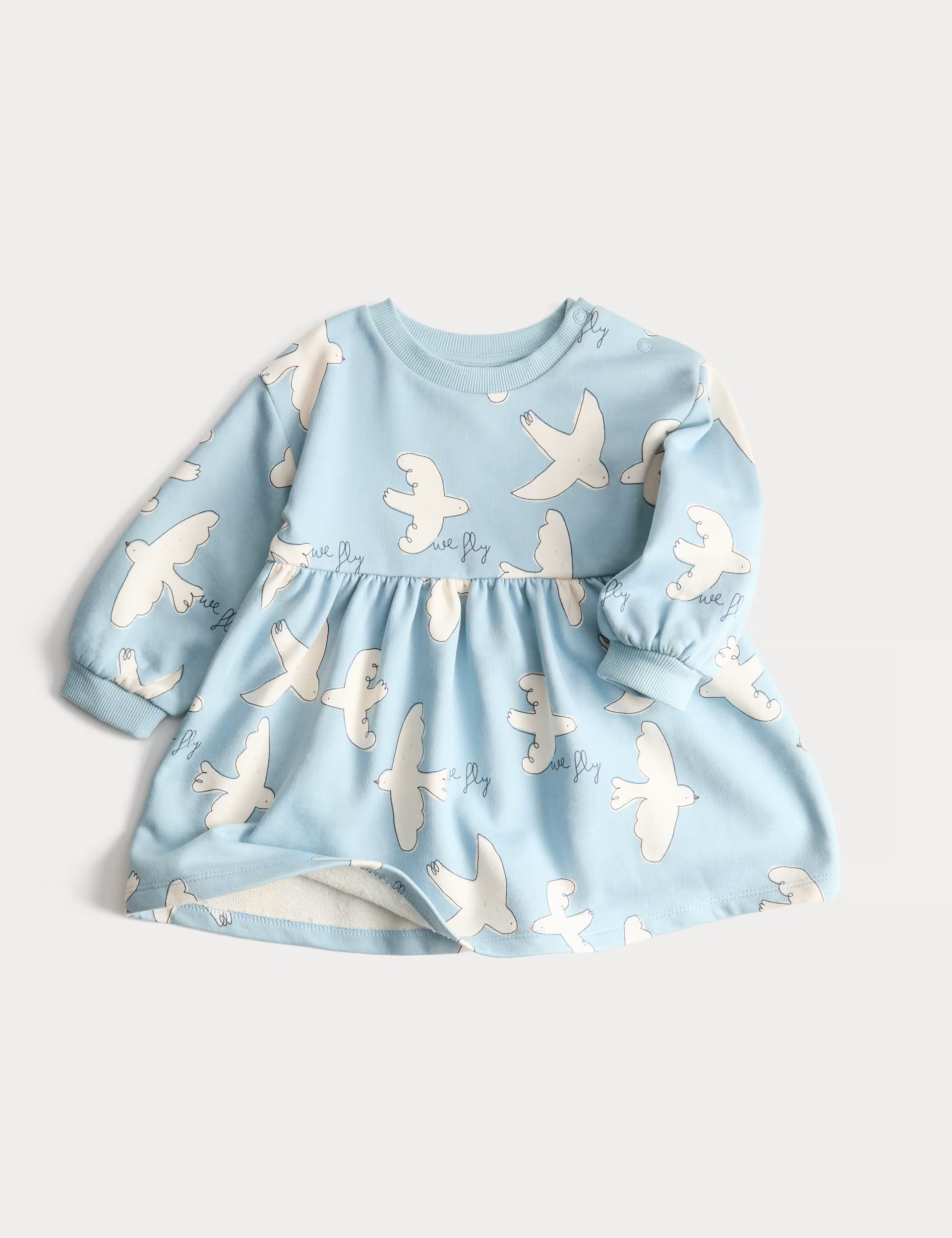 Cotton Rich Jersey Dress (0-36 Mths) | Marks & Spencer (UK)