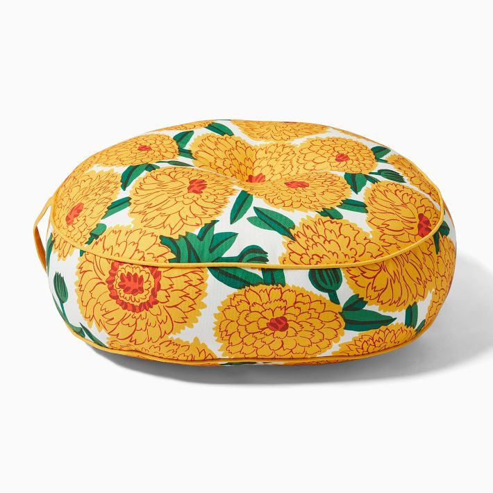 Marimekko Primavera Indoor/Outdoor Floor Cushion | West Elm (US)