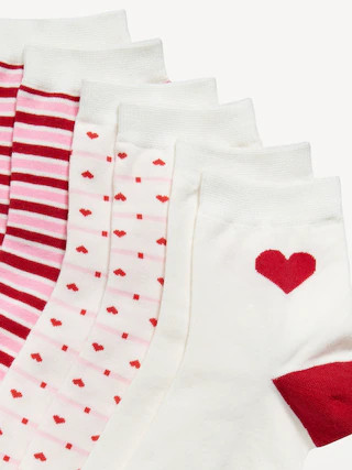 Novelty Quarter Crew Socks 3-Pack for Women | Old Navy (US)