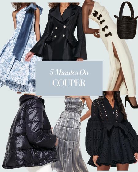 Five Minutes on Couper! They have a fabulous selection of items including the swing puffer jacket that I’ve had a similar of for years. Their dresses are swoon worthy too!

Wedding guest dresses 
Holiday style 
Women’s winter outfits 

#LTKstyletip #LTKfit #LTKwedding