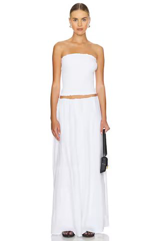 Ophelia Skirt in White | Revolve Clothing (Global)