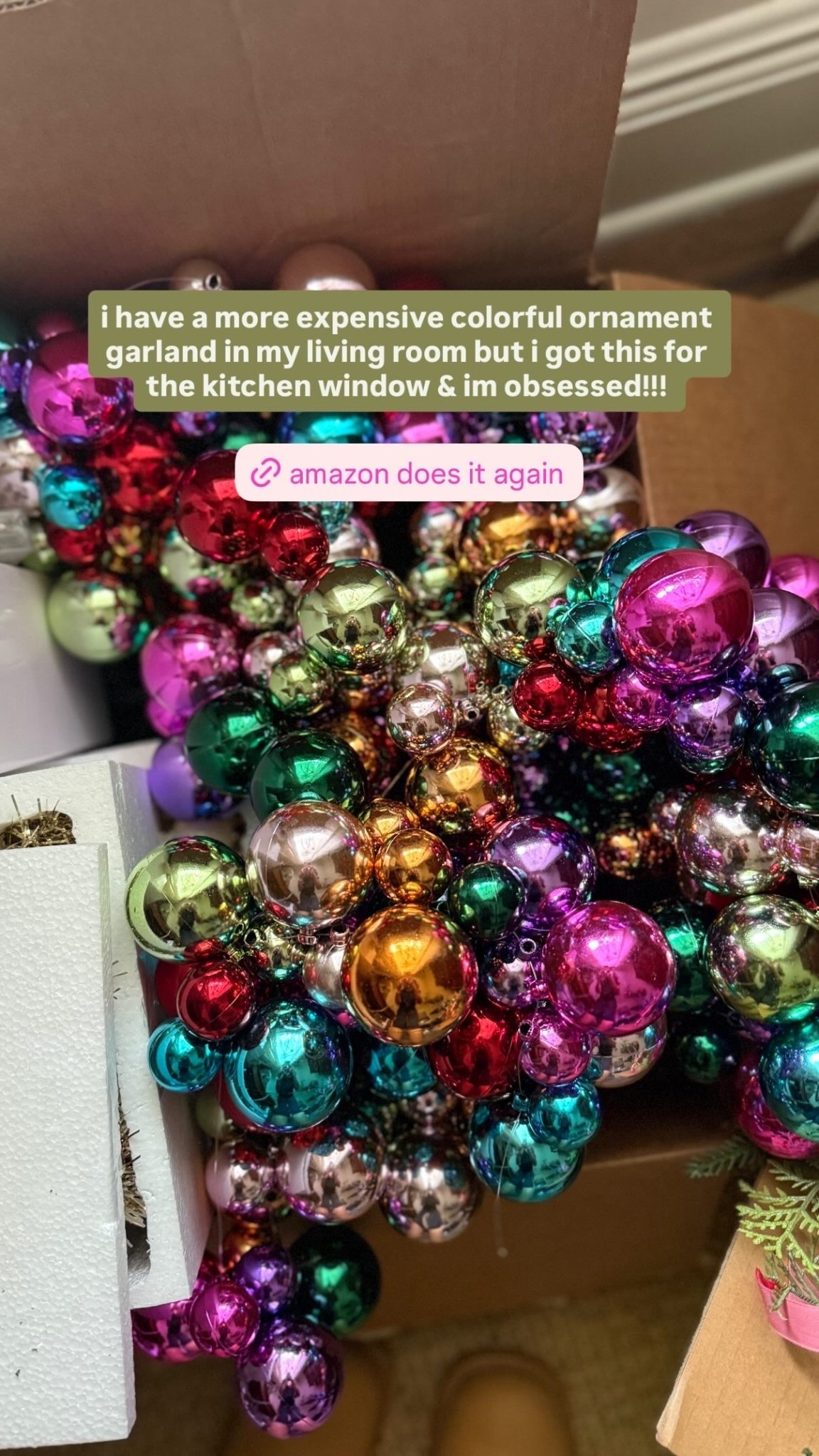 I love this ornament garland so much to add to all the Christmas decor!! So good and affordable! 

#LTKHome #LTKHoliday #LTKSeasonal