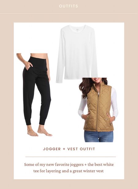 Jogger + Vest Outfit

#LTKSeasonal