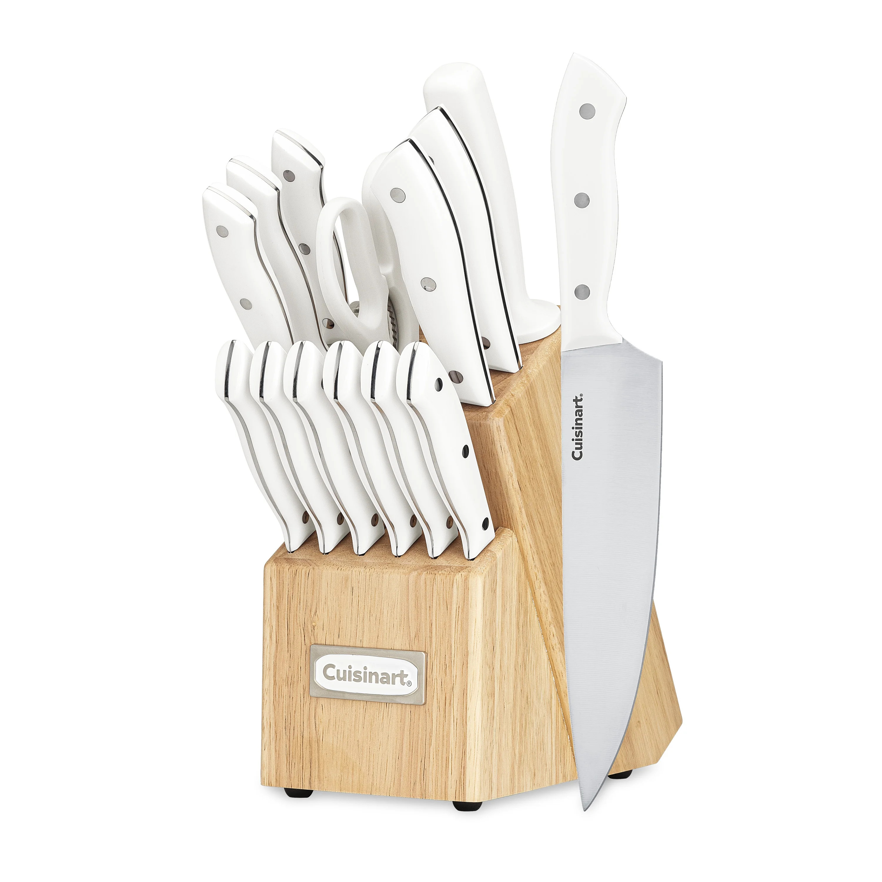 Cuisinart Classic Triple Rivet Stainless Steel 15 Piece Knife Block Set | Walmart (US)