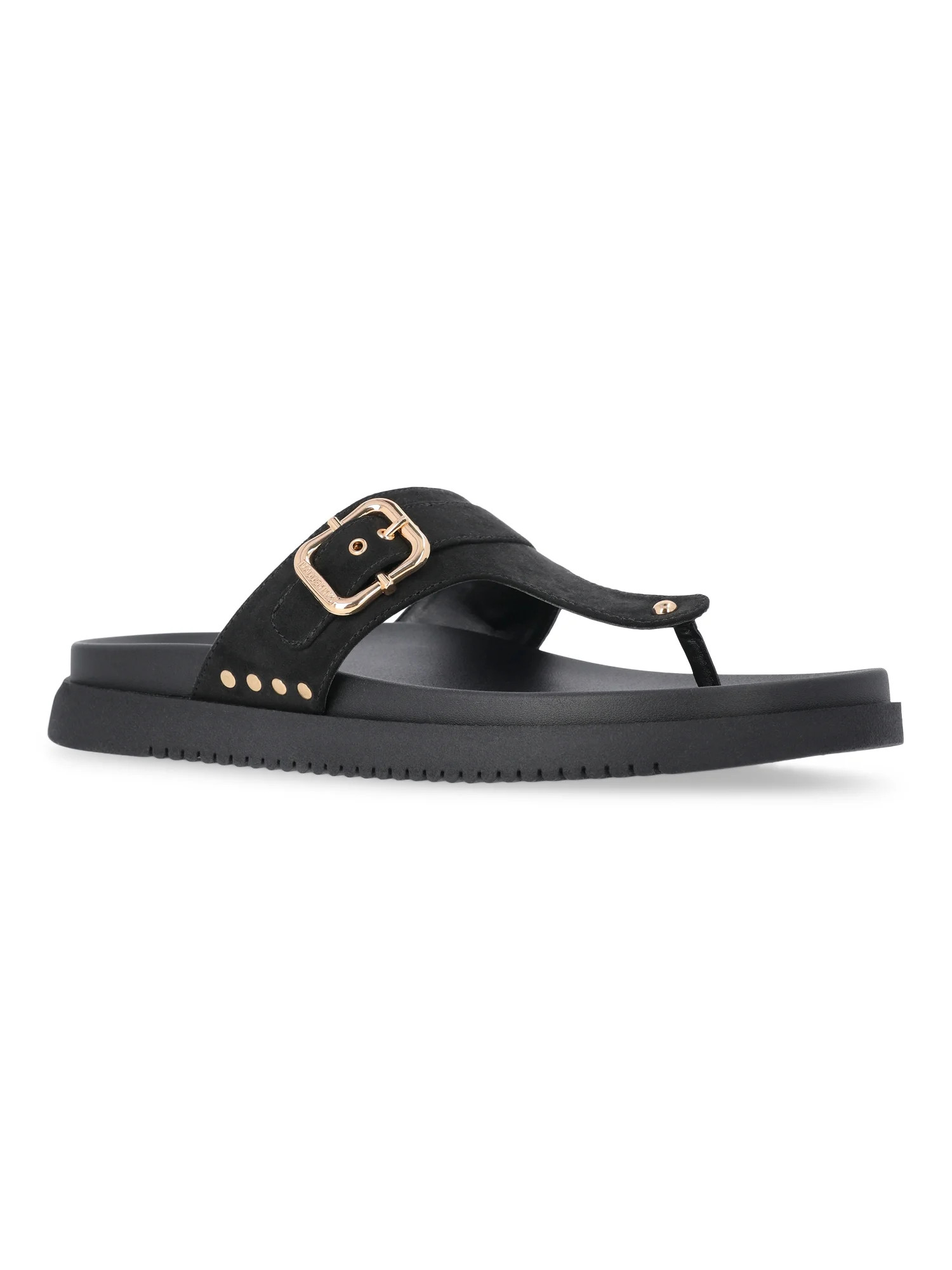 Madden NYC Women's Faux Suede Thong Footbed Sandals | Walmart (US)