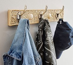 Tava Shell Row of Hooks (18") | Pottery Barn (US)