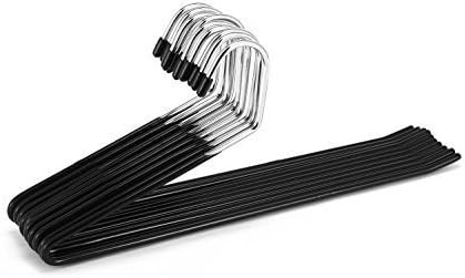 Jeronic Pant Hangers, 20 Pack Steel, Black, 20 Count | Amazon (US)