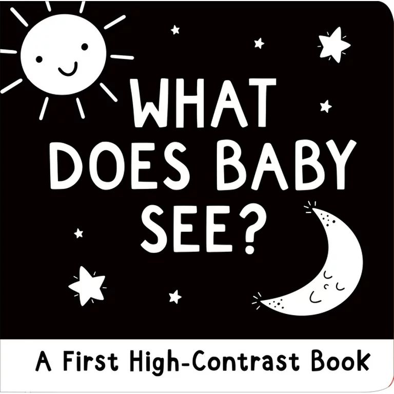 What Does Baby See?: A First High-Contrast Board Book (Board Book) | Walmart (US)