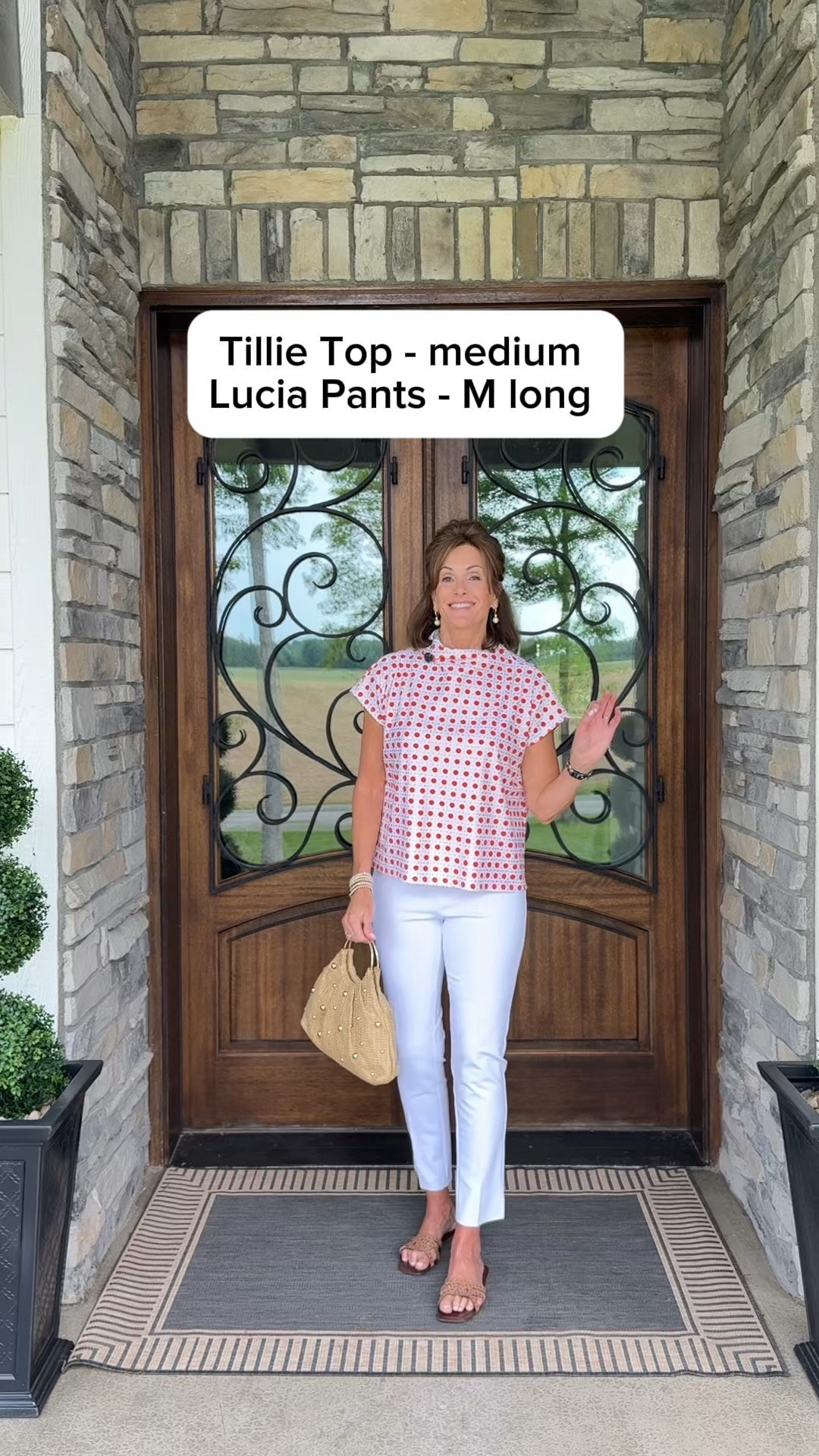 Top - medium 
Pants - medium long

Discount code : ANNIE15

Machine washable 
Wrinkle free 
Packable 
Travel friendly 
Date night 
Vacation 
Workwear 
Lunch with the girls

#LTKMidsize #LTKTall #LTKTravel