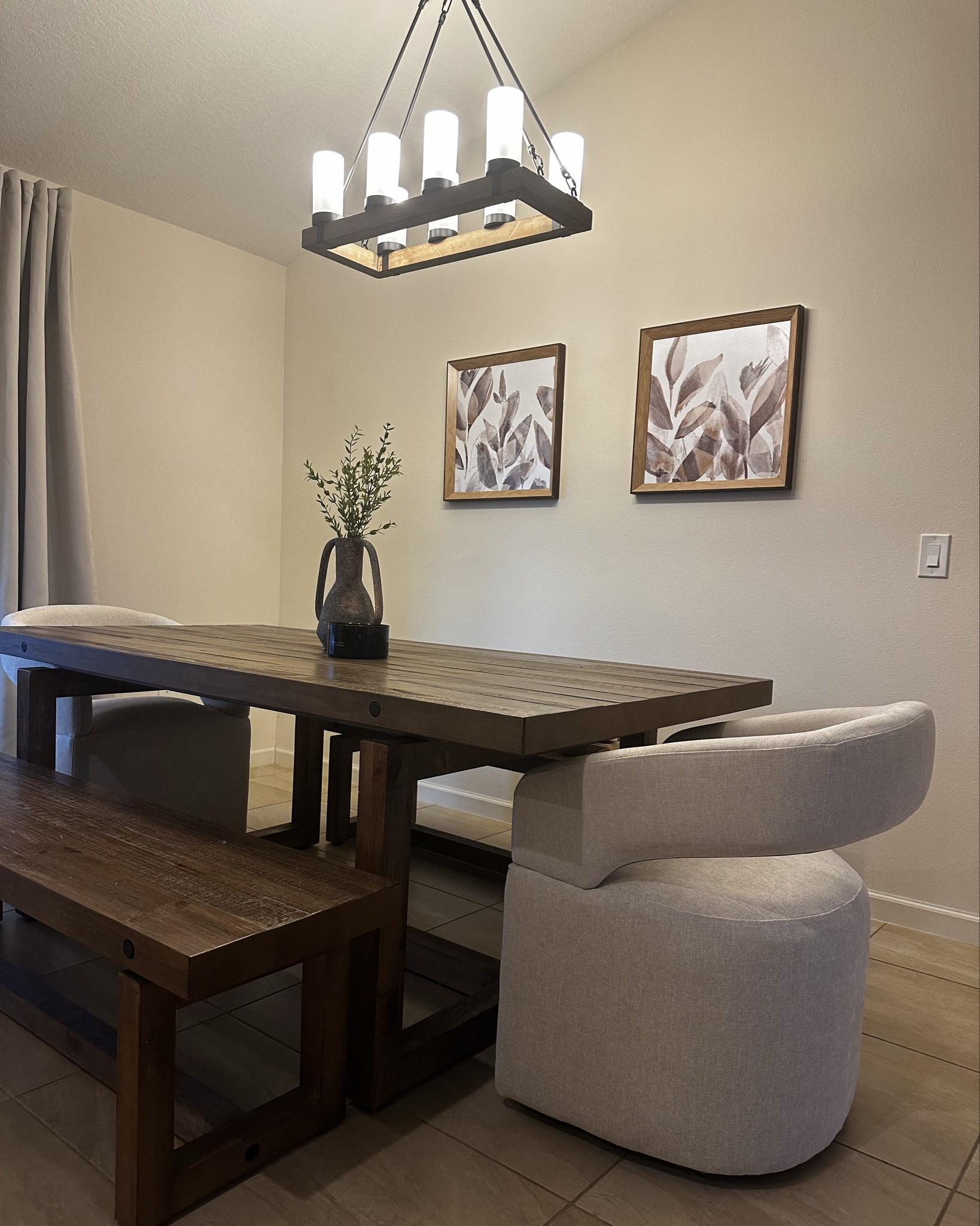 Loving our Amazon dining room chairs! Designer look for less! They were the perfect fit for our space and table and even have wheels. We bought in the shade cream beige and it’s the perfect neutral color. 😍

#LTKHome #LTKFamily