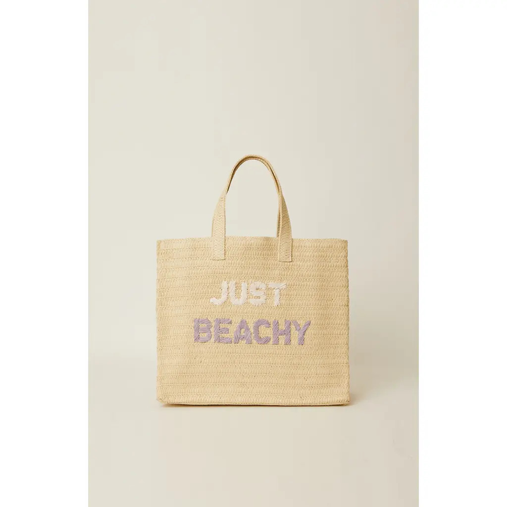 BTB Los Angeles JUST BEACHY TOTE in Dusty Lavender at Nordstrom | Nordstrom
