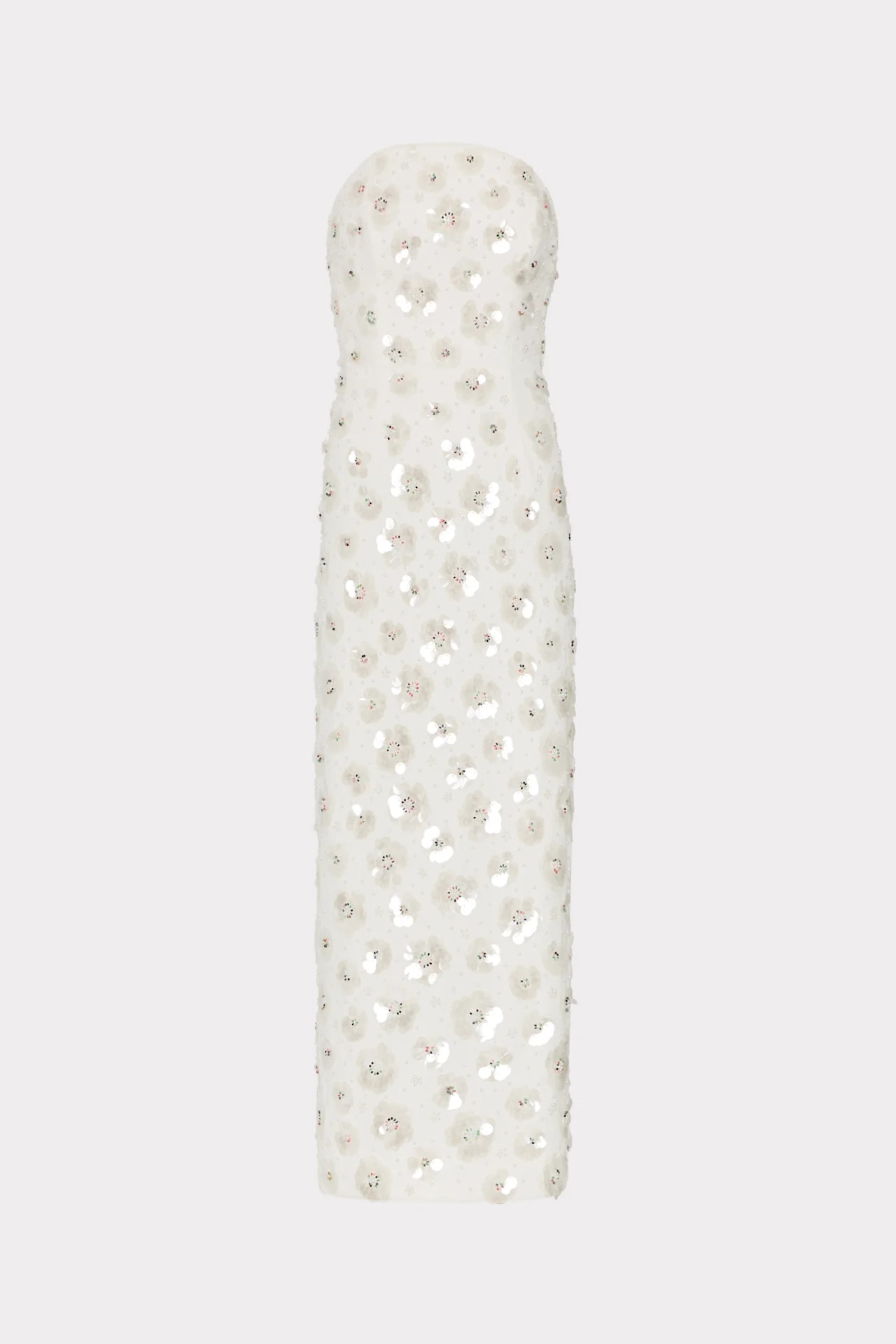 Kait Fleur Paillette Midi Dress | MILLY