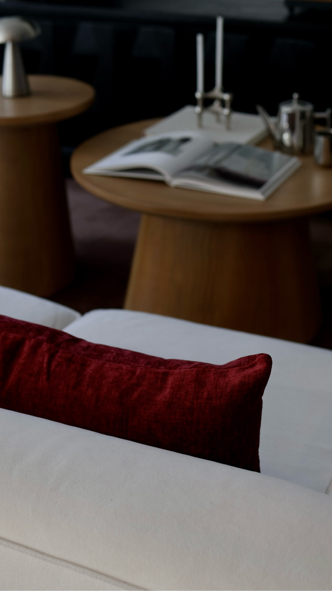 These burgundy pillows add the perfect subtle touch of holiday spirit to our home ❄️

Comment “shop” for links. 

Follow @haus.of.wang for more home decor ideas and finds from our Haus to yours.

-

Minimalist home essentials, Home decor, interior design, scandi home, japandi home, japandi interior, slow living, slow lifestyle, cozy vibes, cozy home