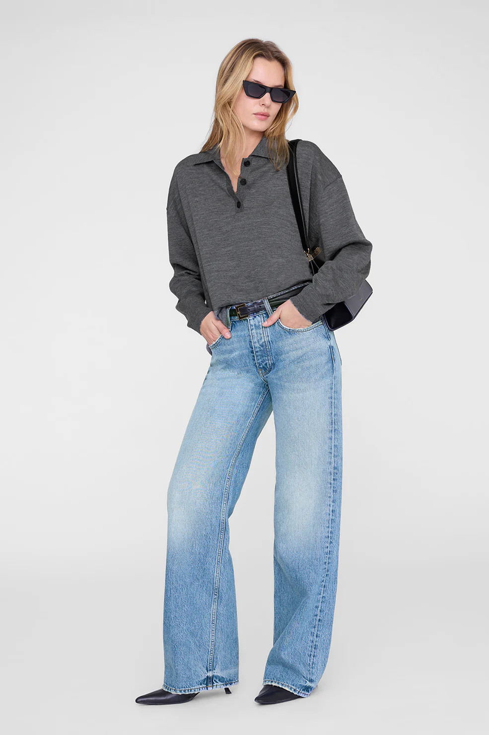 Lee Polo Sweater | Anine Bing