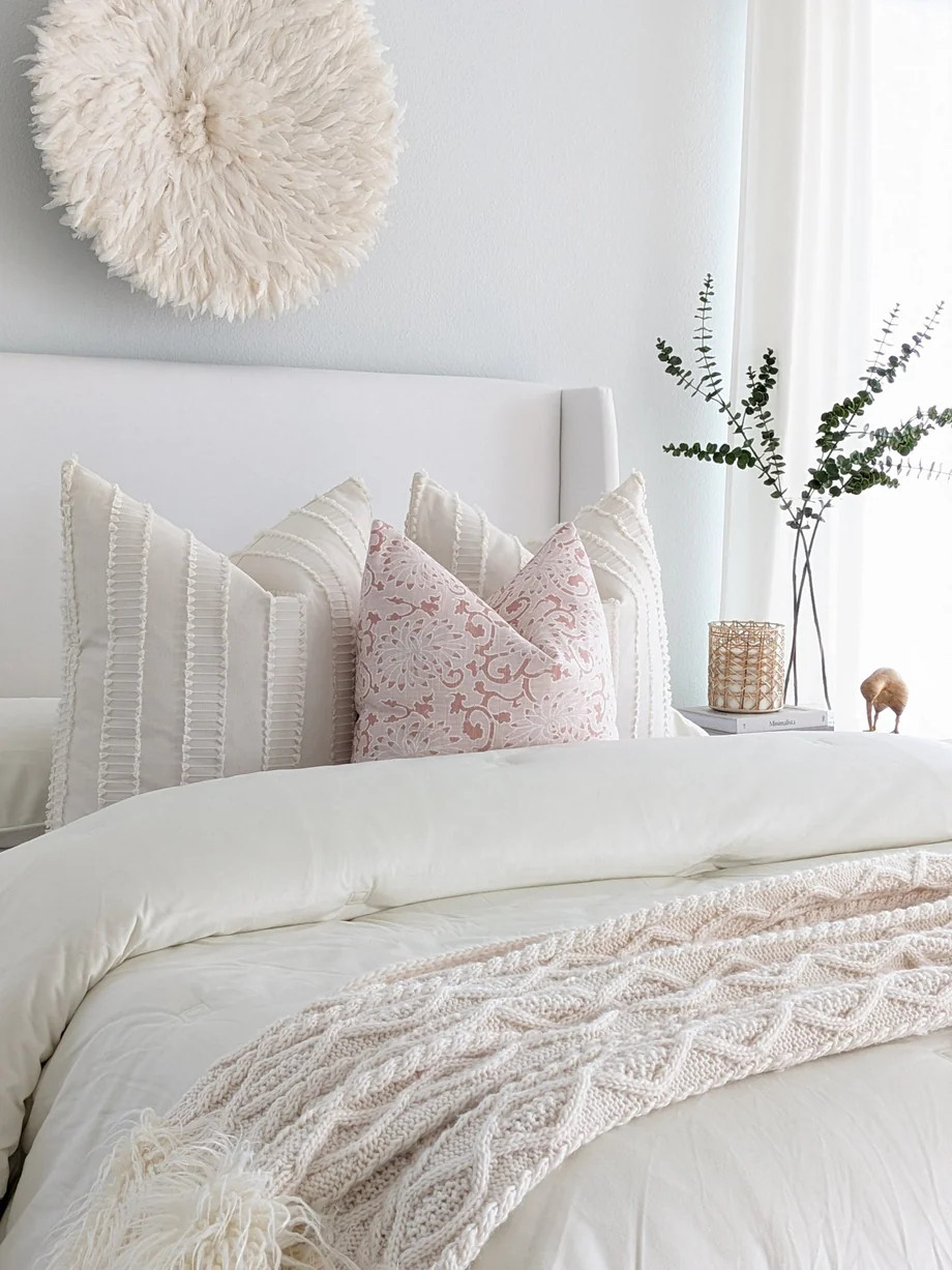 Kiowa Blush Floral Pillow | Land of Pillows
