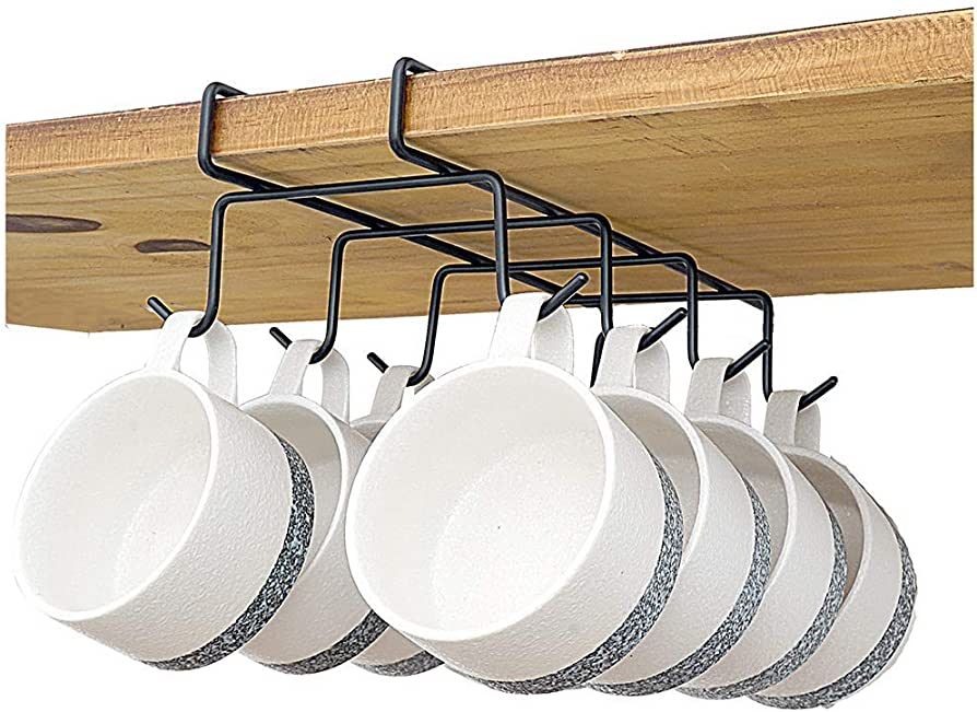 bafvt Coffee Mug Holder, Mugs Rack Under Shelf, Kitchen Storage Drying Rack, 304 Stainless Steel ... | Amazon (US)