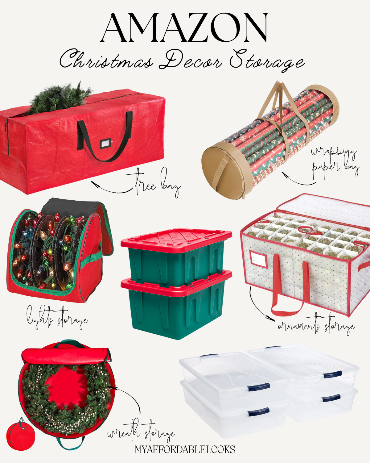 Amazon Christmas Storage 

 #LTKHoliday #LTKSeasonal #LTKHome