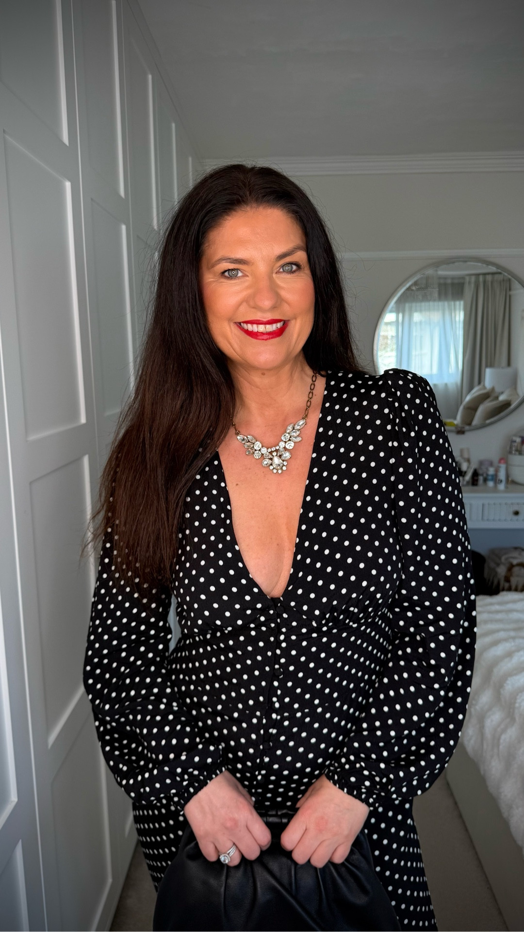 Such a pretty polka dot dress for spring. It comes up quite small so maybe size up of in between x



#LTKspringtrends #LTKover50style #LTKdresses