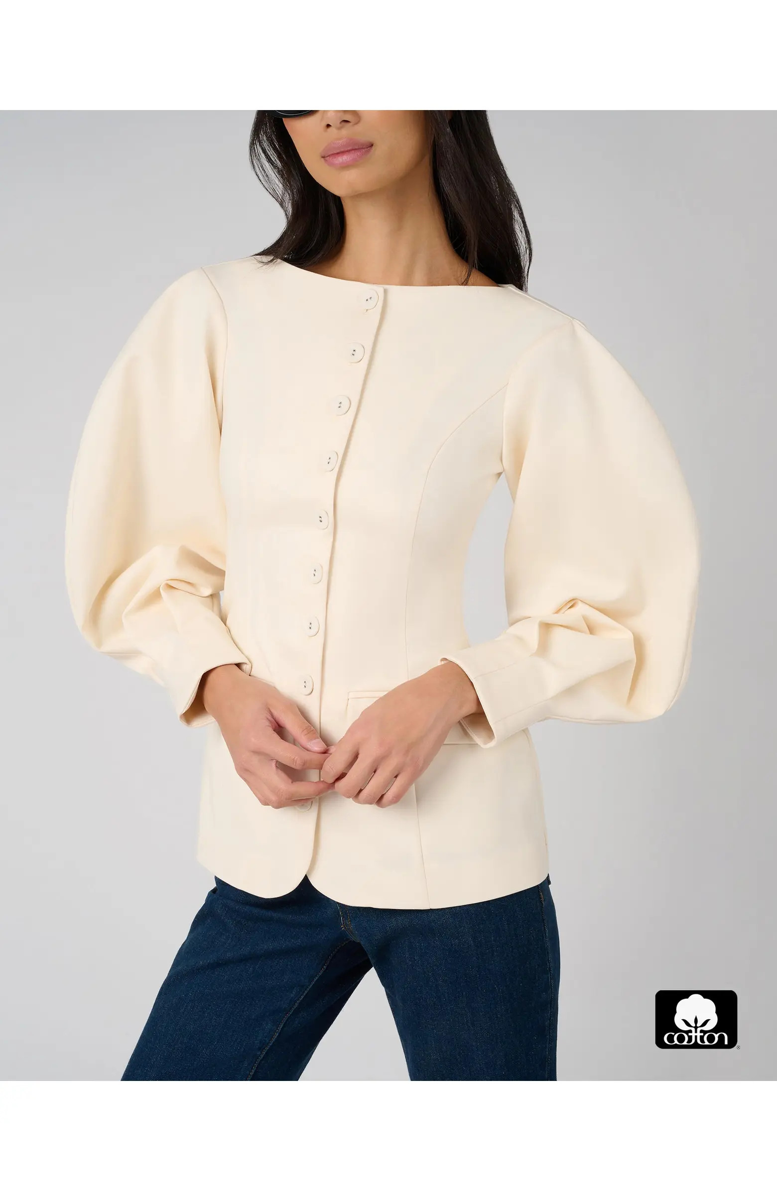 Cocoon Sleeve Peplum Blazer | Nordstrom