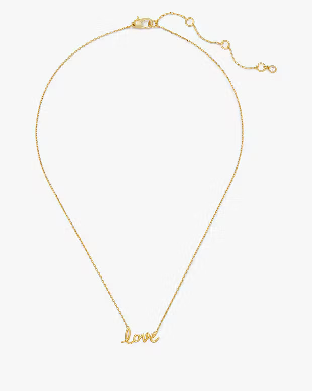 Say Yes Love Pendant | Kate Spade Outlet