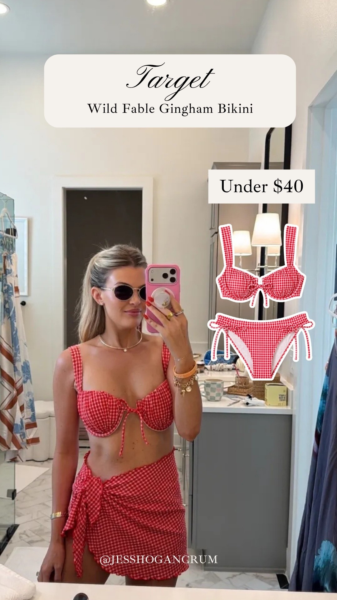 this target swimsuit is so good - fits like montce, but a fraction of the cost!!

(wearing a medium in top & bottom - everything runs small since it’s a juniors brand, so size up in my opinion) 

electric picks code: JESS20

#LTKSeasonal #LTKSwim