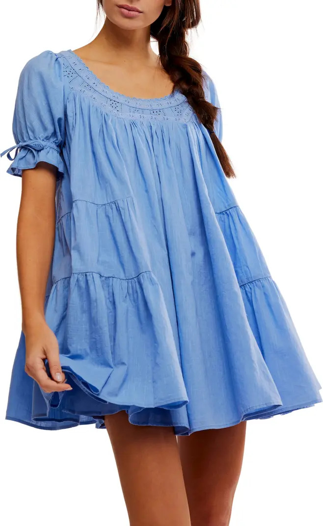 Sandy Shores Cotton Babydoll Minidress | Nordstrom