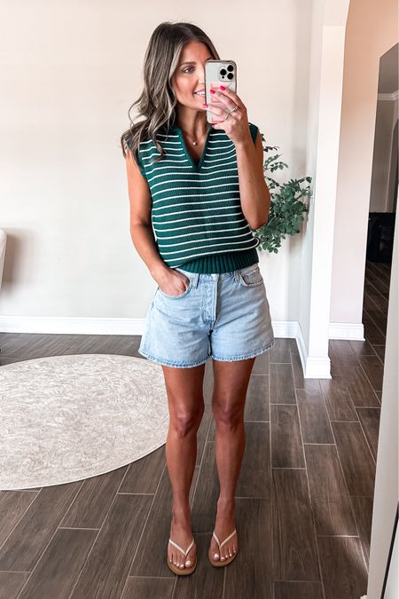 This green sweater top from Amazon is a new favorite of mine and I loved wearing this outfit! I’m in a small 👌🏼 it’s on sale for $23.99 plus a 10% off coupon 

#LTKFindsUnder50 #LTKSaleAlert #LTKStyleTip