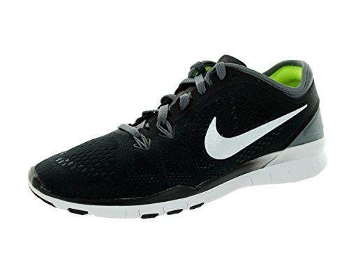 Nike Womens Free 5.0 Tr Fit 5 Black/White/Dark Grey/White Training Shoe 7 Women US | Amazon (US)