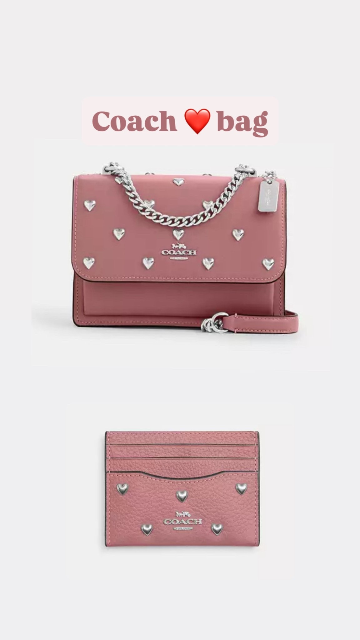 Valentine’s Day gift ideas. Heart bag and card case

#LTKsale #LTKcanada #LTKbag