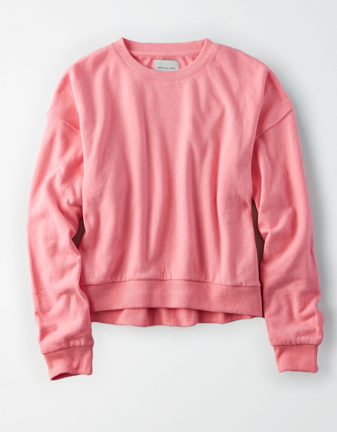 AE Neon Crew Neck Sweatshirt | American Eagle Outfitters (US & CA)