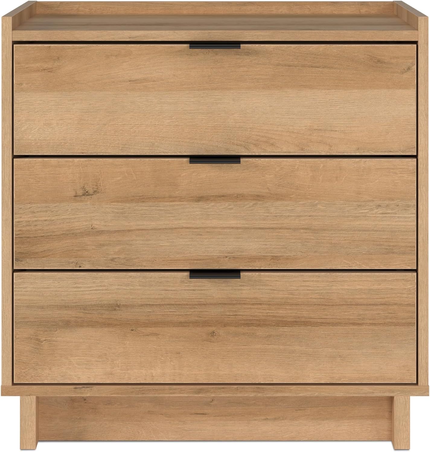 Prepac 3 Drawer Nightstand, 26.5" W x 26.75" H x 16" D, Oak | Amazon (US)