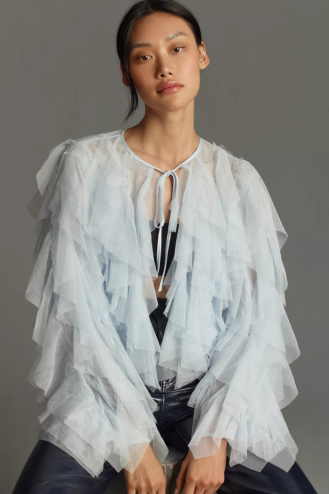 By Anthropologie Tulle Bomber Jacket | Anthropologie (US)