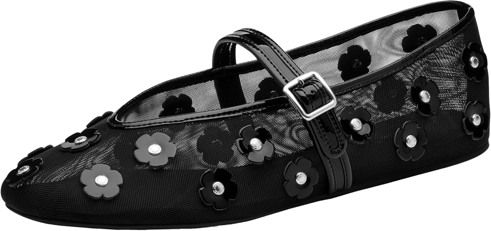 Coach Sculpted C Crinkle Patent Leather Soft Mary Jane | Amazon (US)