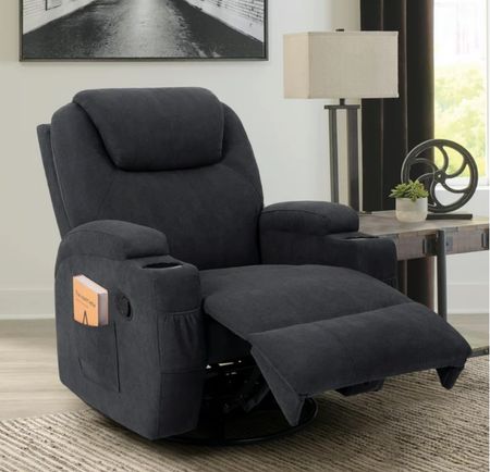 Amazing additions for the home office or living area!! Reclining chairs with build in massagers and can also swivel!! There are other reclining chairs linked for more options as well!! #ltkfallcozyfurniture

#LTKhome #LTKSale #LTKfamily