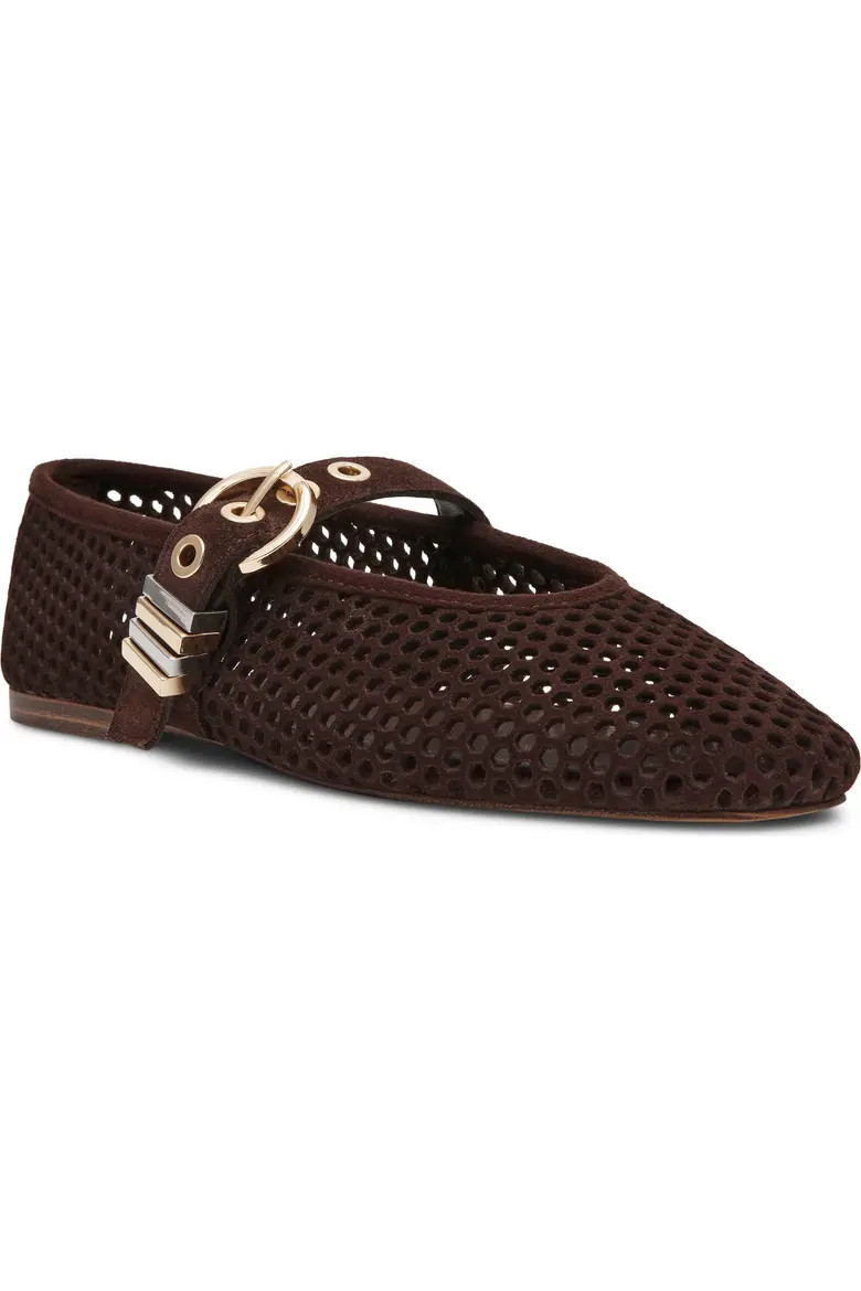 Lela Perforated Mary Jane Flat (Women) | Nordstrom | Nordstrom